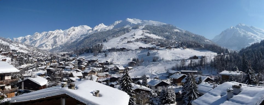 Vue La Clusaz Hiver